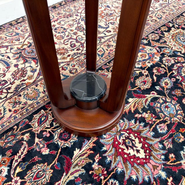 Art Deco Side Table with Marble Top For Sale - Image 6 of 8