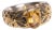 Yellow Sapphire, 18k Gold and Sterling Silver Ring, Size 7.25 For Sale