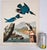 Audubon Bird Print – “Belted Kingfisher”, 1964 Abrams Folio – Vintage Ornithology Art 1964 print from "The Audubon Folio:...