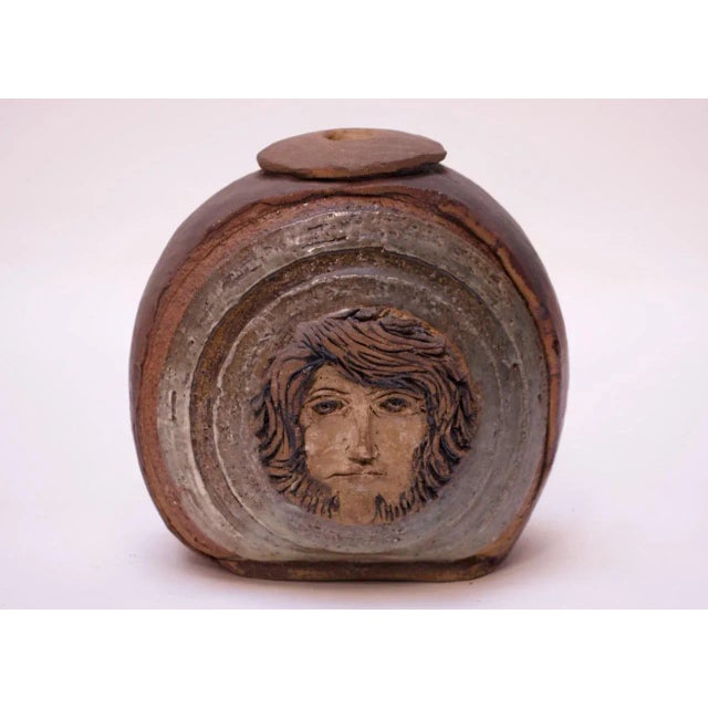 Vintage Figural Studio Stoneware Vase / Candleholder For Sale - Image 13 of 13