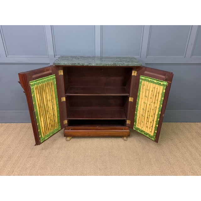 French Empire Mahogany Chiffonier, 1850 For Sale - Image 12 of 17