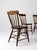 Farmhouse Antique Plank Seat Farmhouse Windsor Dining Chairs Set of 4 For Sale - Image 3 of 17