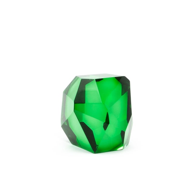 Modern Hand-Blown Murano Diamond Sculpture For Sale - Image 3 of 8