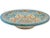 Ceramic Late 19th Century Moorish Blue & Orange Judaica Ceramic Plate For Sale - Image 7 of 10