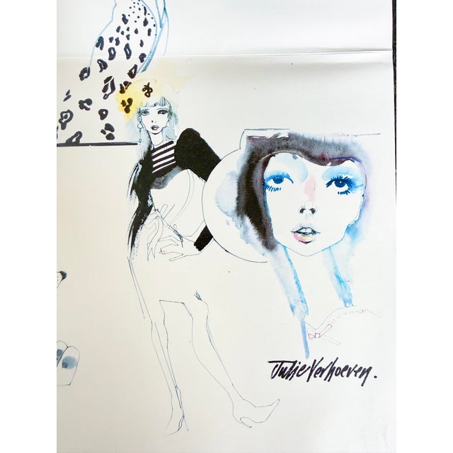 A limited edition fashion poster by british artist and illustrator julie verhoeven, created for boutique by jaeger in...