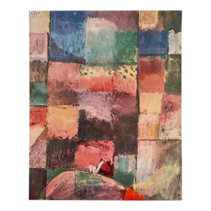 Paul Klee Vintage 1959 Modernist Fine Art Lithograph Print " Composition " 1914