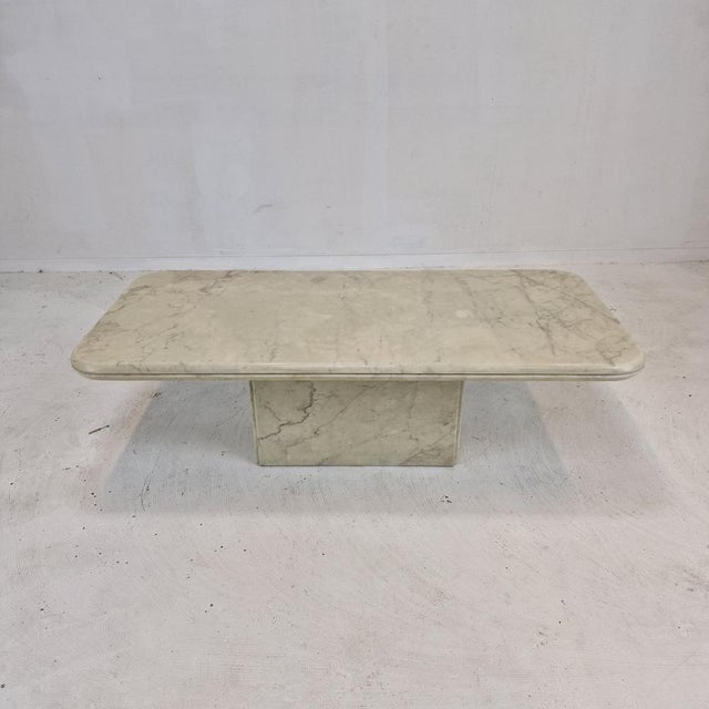 Italian Marble Coffee Table, 1970s For Sale - Image 4 of 18