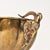Vintage Brass Ram Head Footed Bowl Centerpiece Jardiniere Cache Pot Hollywood Regency Decor For Sale In Rochester - Image 6 of 12
