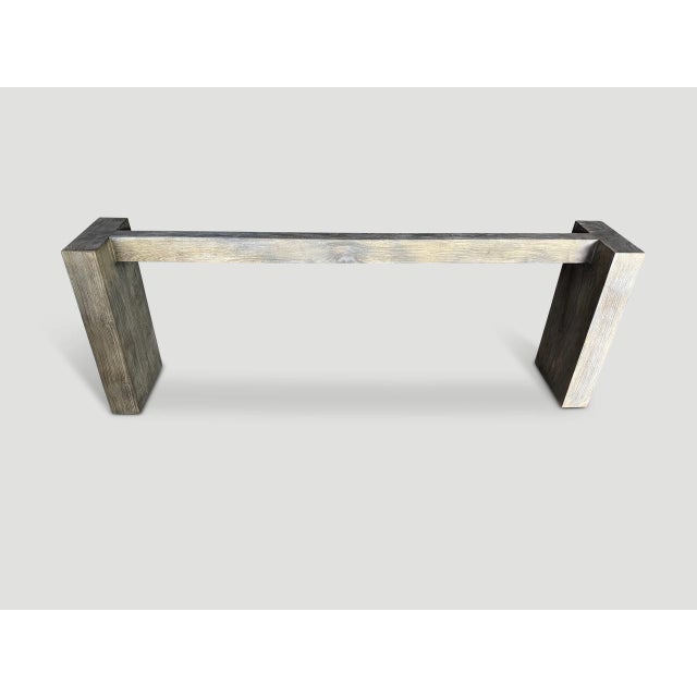 2010s Andrianna Shamaris Exquisite High Quality Petrified Wood Dining Table Or Console For Sale - Image 5 of 18