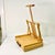 Wood 1970s Boho Chic English Painter’s Tabletop 34” Easel Portable Briefcase For Sale - Image 7 of 12