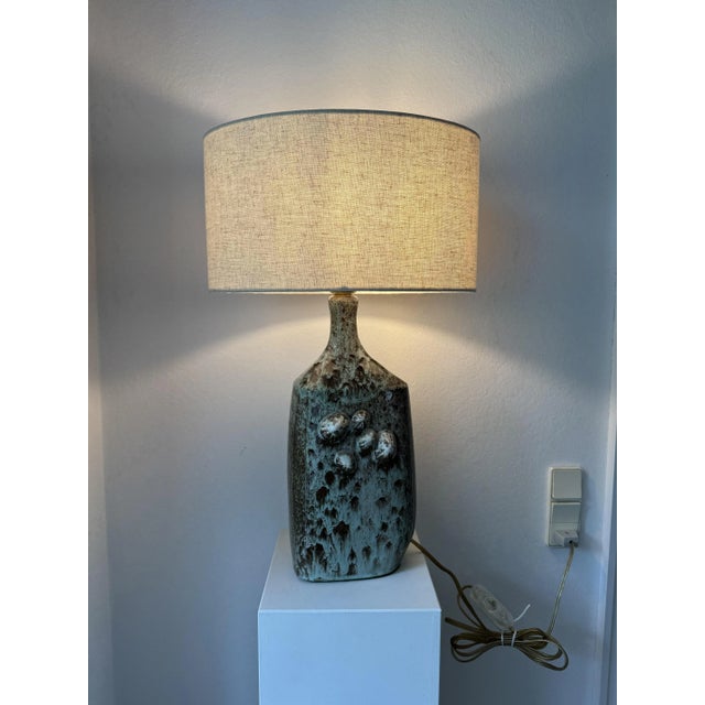 Danish Studio Ceramic Lamp, 1960s For Sale - Image 10 of 18