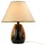 Vintage Art Deco Ceramic and Metal Table Lamp, Italy, 1970s For Sale - Image 9 of 9