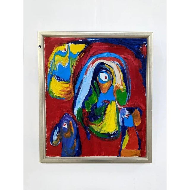 1990s Finn Pedersen, Abstract Composition, 1995, Oil on Canvas For Sale - Image 5 of 5