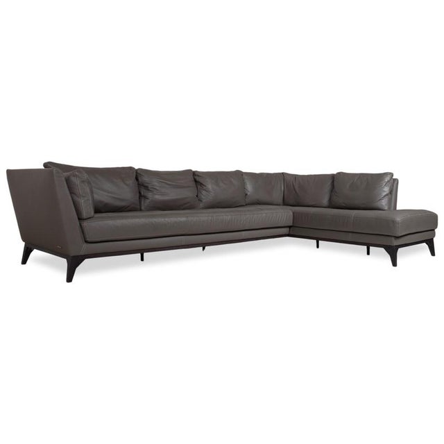 Serenity Leather Corner Sofa from Roche Bobois For Sale - Image 16 of 16