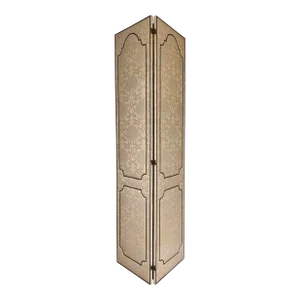 Late 20th Century 2-Panel Tall Upholstered Folding Screen