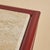 Wood Italian Red Lacquered Wood + Travertine Console, 1970s For Sale - Image 7 of 13