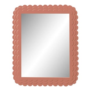 Fleur Home Carnival Krewe Rectangle Mirror in Red Earth, 36x48 For Sale