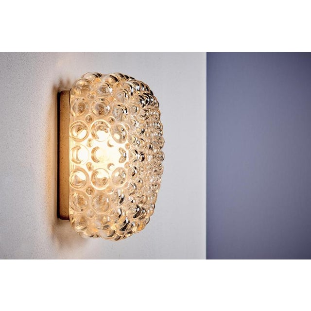 1960s Model A 669 Wall or Ceiling Lamp attributed to Helena Tynell for Limburg Glashütte, 1960s For Sale - Image 5 of 15