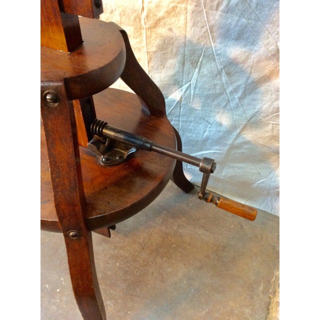 Early 19th Century Early 1800s French Walnut Camera Stand For Sale - Image 5 of 13