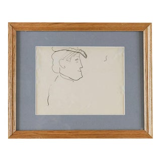 Albert Marquet Pencil on Paper Double-Sided Drawing, Portrait Studies For Sale