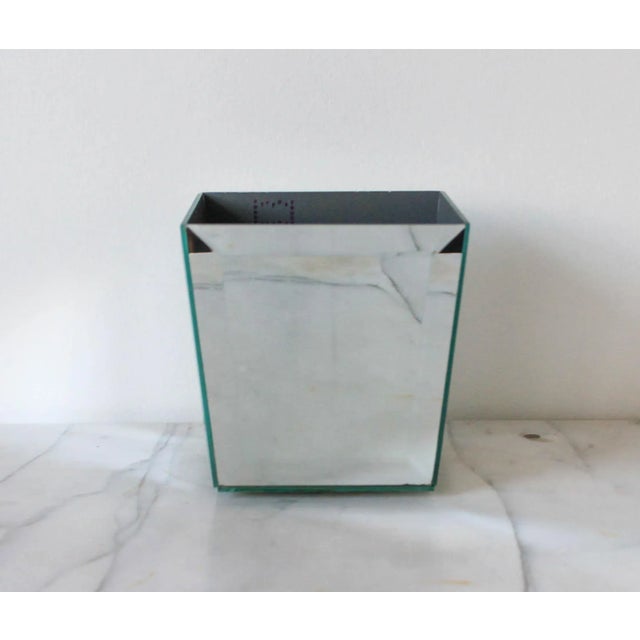 Vintage Mirror Planter W/ Beveled Edge For Sale - Image 4 of 6