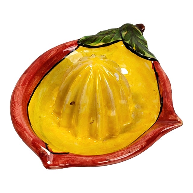Salvatore Gurreri Hand Painted Citrus Reamer For Sale