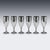 Metal Vintage 20th Century English Silver Champagne Flutes, London, 1986, Set of 6 For Sale - Image 7 of 13