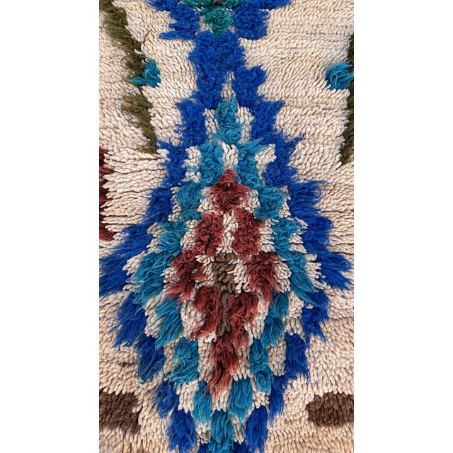 Tribal Moroccan Rug - 2'0" X 4'2" Ft For Sale - Image 4 of 9