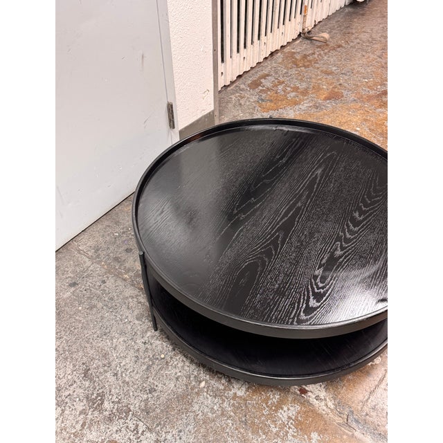 Noir for Anthropologie Tiered Oak Coffee Table For Sale In San Francisco - Image 6 of 12