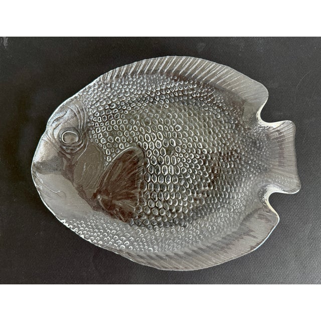 1960s Vintage French Poisson Fish Shaped Platters and Plates - Set of 14 For Sale - Image 5 of 6