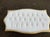 1950s 1950s French Gilt Beech Off-White Leather Bench For Sale - Image 5 of 16