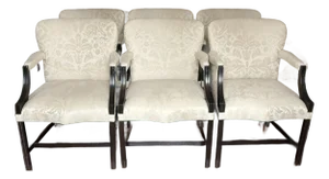 Set of 6 Rose Tarlow Melrose House Chippendale Arm Chairs