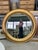 Hollywood Regency 60” Gilded Round Hollywood Regency Mid 20th Century Mirror For Sale - Image 3 of 11