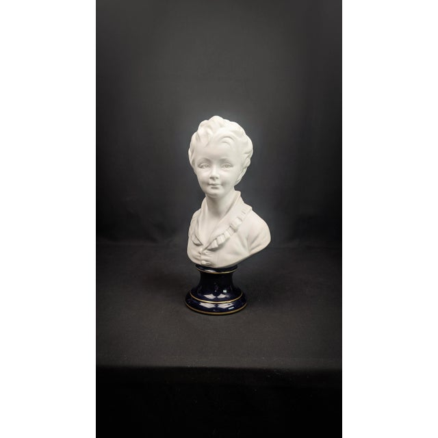 Limoges porcelain bust of Alexandre Brongniart, a child signed by Camille Tharaud after Jean Houdon Here is a child as...