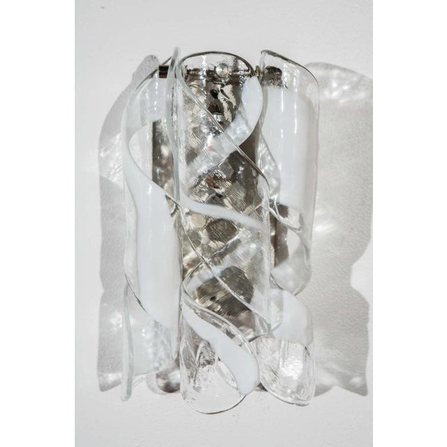 Murano Art Glass Wall Sconce For Sale - Image 10 of 10