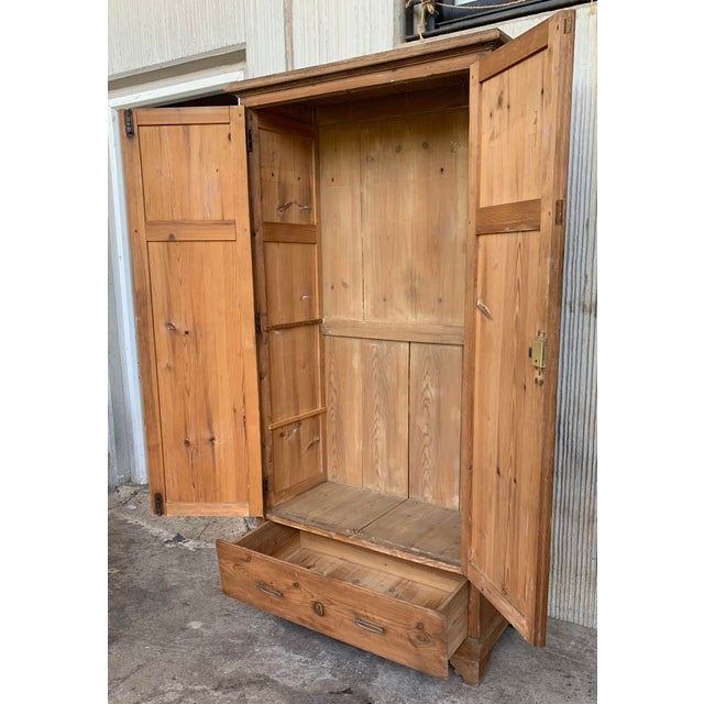19th Century Castillian Influence Narrow Cupboard For Sale - Image 6 of 8