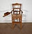 Late 19th Century High Chair in Solid Cherrywood For Sale - Image 4 of 18
