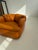 Vintage Italian Cognac Leather Confidential Lounge Chair by Alberto Rosselli for Saporiti, 1970s For Sale - Image 12 of 18
