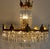Brass and Lead Crystal Chandelier from Palwa, 1960s For Sale - Image 9 of 14