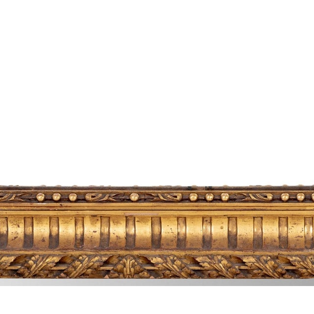 Victorian Gilt Wood & Composition Landscape Mirror For Sale - Image 4 of 5