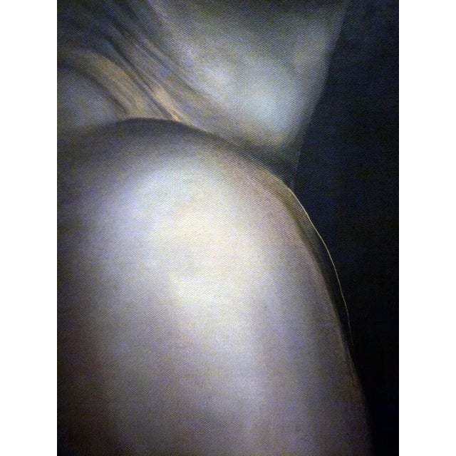 Black Stefano Mazzolini, Violetta, 2026, Oil on Canvas For Sale - Image 8 of 13