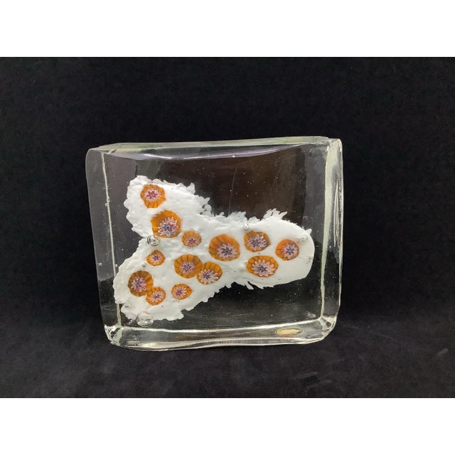 Italian Vintage Murano Italy Glass Bookends - a Pair For Sale - Image 3 of 11