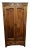 19th Century French Art Nouveau Wood Armoire Cabinet For Sale