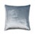 This shimmering velvet pillow in elegant silver blue makes for a perfect complement to other pillows or a gorgeous...