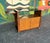 Century burl & smoked glass server/bar on casters with dropleaf on either side. In excellent condition and ready to get...