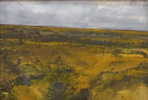 Late 20th Century Impressionist Landscape Painting by Olaf Runge