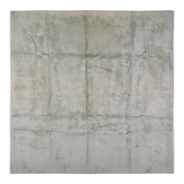 Vintage Chinese Art Deco,10'09'' X 10'09'' For Sale