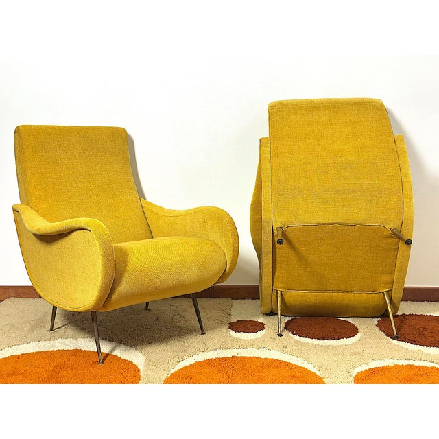Italian Lady Lounge Chairs attributed to Marco Zanuso, 1960s, Set of 2 For Sale - Image 11 of 13