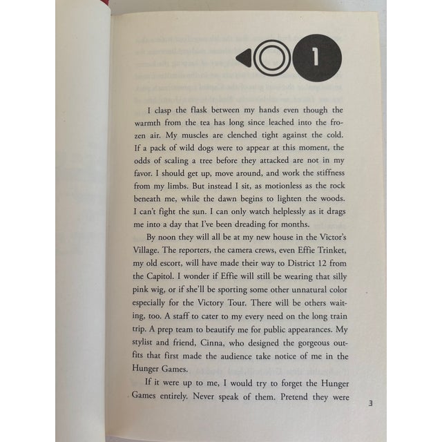 Ruby Red Catching Fire (Hunger Games, Book Two) by Suzanne Collins (2009, Hardcover) For Sale - Image 8 of 11