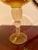 1980s Murano Style Glass Centerpiece Pedestal Bowl With Gold Leaf Speckles For Sale - Image 9 of 10